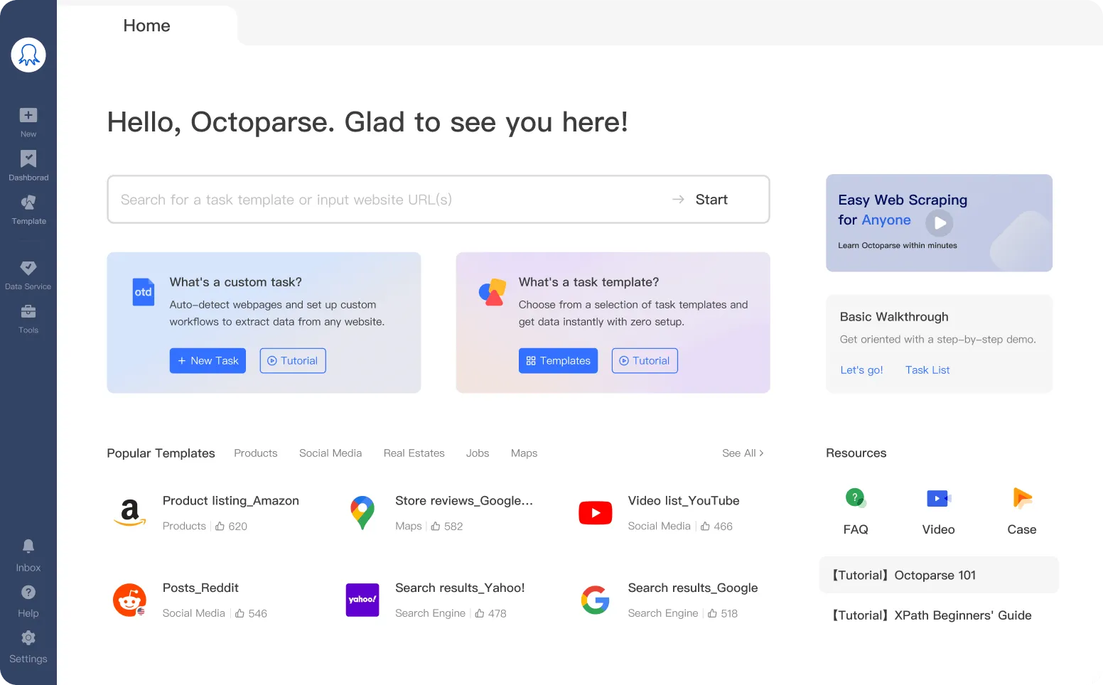 Octoparse – Мощное и гибкое решение для веб-скрапбукинга